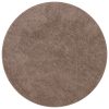  Shaggy Szőnyeg Latexfedéllel Barna ø90 cm
