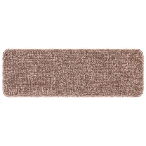  Lépcsőszőnyegek Latex Háttal Világos Barna 25x60 cm
