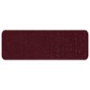  Lépcsőszőnyegek Latex Háttal Bordeaux 25x60 cm