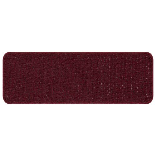  Lépcsőszőnyegek Latex Háttal Bordeaux 25x60 cm