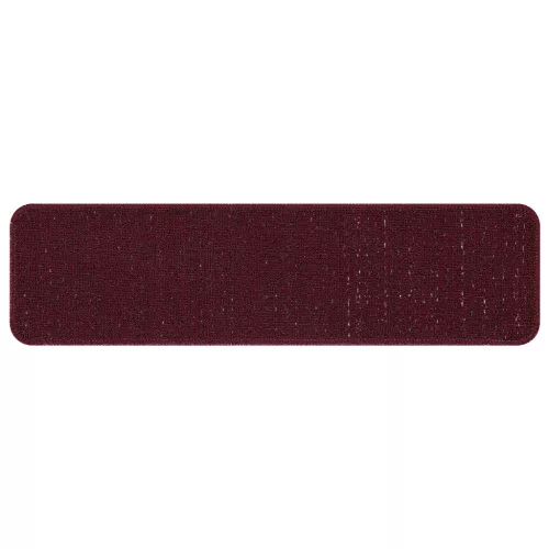  Lépcsőszőnyegek Latex Háttal Bordeaux 20x75 cm