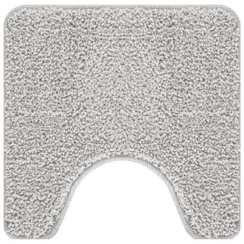  U-alakú fürdőszőnyeg Szürke 50x50 cm Poliészter Csúszásmentes