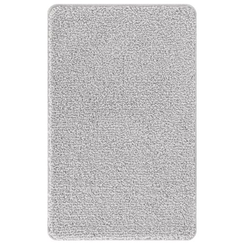  Fürdőszoba szőnyeg téglaszürke 50x80 cm Poliészter csúszásmentes