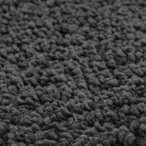  2 darabos fürdőszőnyeg készlet sötétszürke polipropilén csúszásmentes