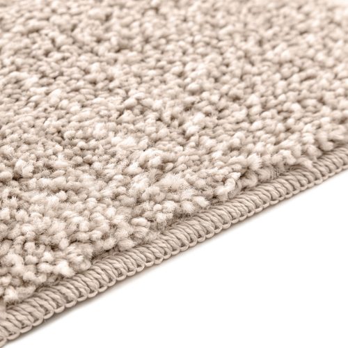  2 darabos fürdőszőnyeg készlet krém színű, poliészter csúszásmentes