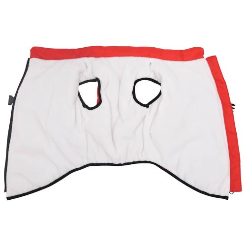  piros kutyakabát hámmal Vízálló fényvisszaverő L48