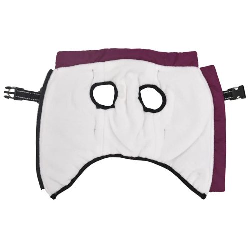  lila kutyakabát hámmal Vízálló fényvisszaverő L36