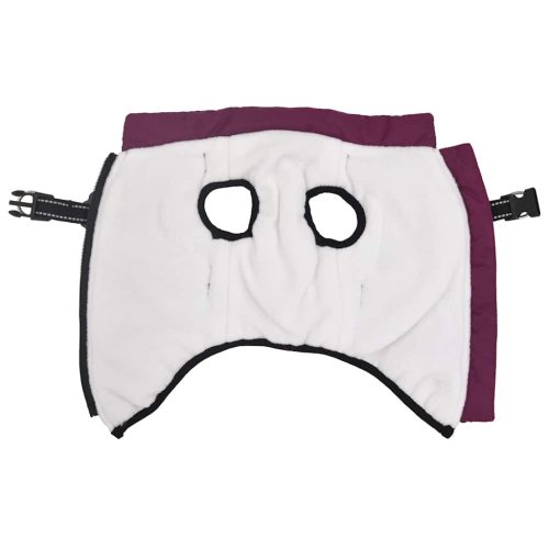  lila kutyakabát hámmal Vízálló fényvisszaverő L40