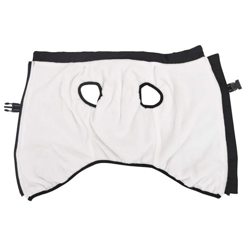  fekete kutyakabát hámmal Vízálló fényvisszaverő L44