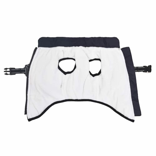  tengerészkék kutyakabát hámmal Vízálló fényvisszaverő L36