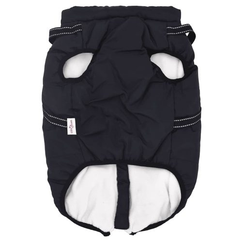  tengerészkék kutyakabát hámmal Vízálló fényvisszaverő L48