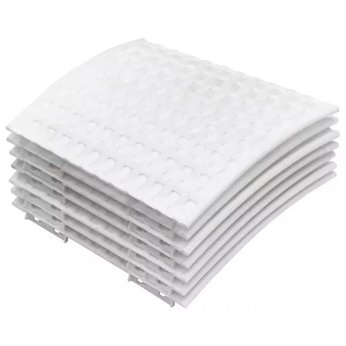  fehér műanyag karácsonyfatalp-takaró Ø56x23 cm