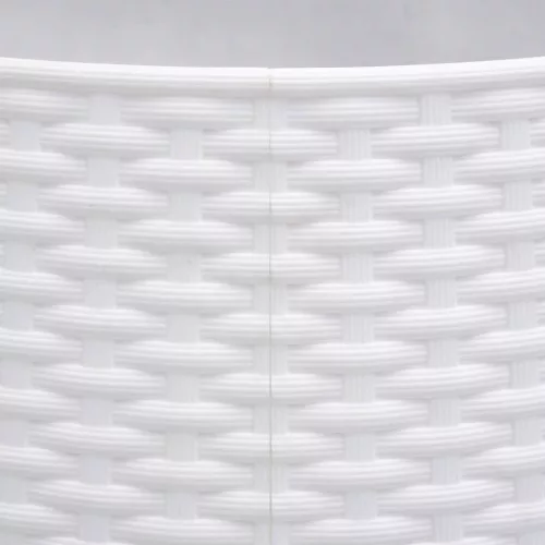  fehér műanyag karácsonyfatalp-takaró Ø56x23 cm