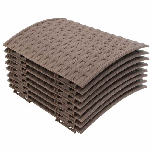  barna műanyag karácsonyfatalp-takaró Ø65x23 cm