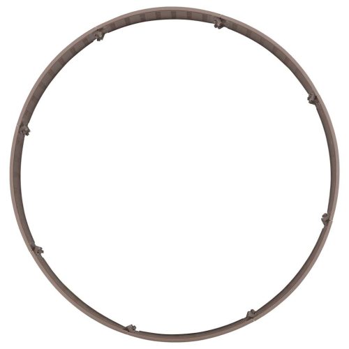  barna műanyag karácsonyfatalp-takaró Ø65x23 cm