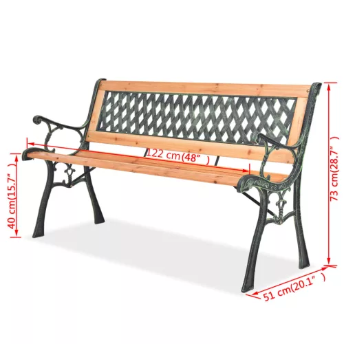  fa kerti pad 122 cm