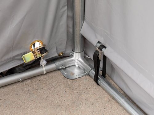 Skladišni šator 5x10m sa bočnom visinom 3m professional 550g/m2