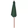  zöld napernyő 258 cm