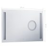 VID LED-es fürdőszobai falitükör érintésérzékelővel 100 x 60 cm