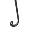  barna antik acél kerti pad 128 cm