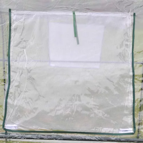  nagyméretű hordozható kültéri melegház bejárattal 