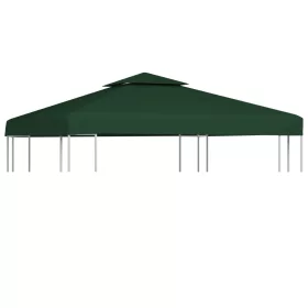  zöld csere pavilon ponyvatető 310 g/m² 3 x 3 m