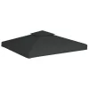  sötétszürke csere pavilon ponyvatető 310 g/m² 3 x 3 m