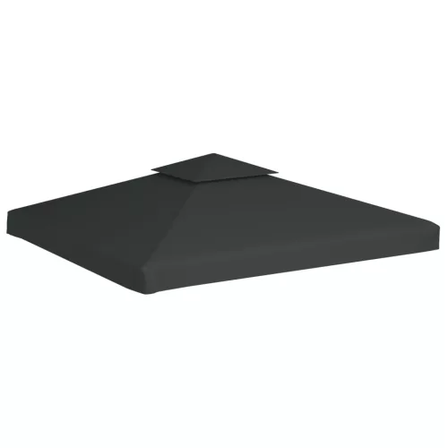  sötétszürke csere pavilon ponyvatető 310 g/m² 3 x 3 m
