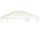  krémfehér csere pavilon ponyvatető 310 g / m² 3 x 4 m