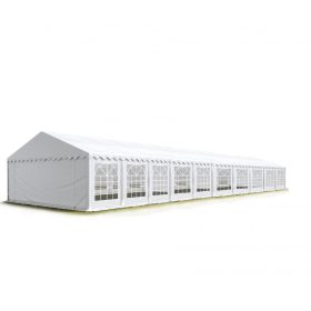   TP 6x20m 2,6m oldalmagas erősített rendezvénysátor, PVC 800 - fehér