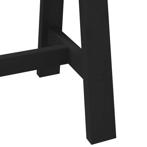  íróasztal NOAIN A alakú lábak 120x50x75 cm tömör fa fenyőfa