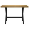  íróasztal NOAIN X alakú lábak 120x50x75 cm tömör fa fenyőfa