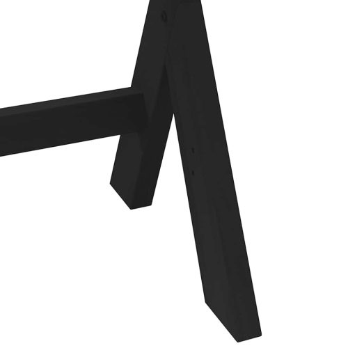  íróasztal NOAIN X alakú lábak 120x50x75 cm tömör fa fenyőfa