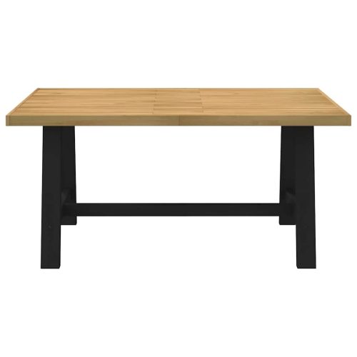  Étkezőasztal NOAIN A alakú lábak 160x90x75 cm tömör fa fenyőfa