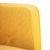  világossárga kordbársony szövet loveseat kanapé 109 cm