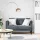  sötétszürke bársony loveseat kanapé 111 cm