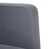  sötétszürke bársony loveseat kanapé 111 cm