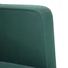  sötétzöld bársony loveseat kanapé 111 cm