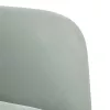  világosszürke bársony loveseat kanapé 109 cm