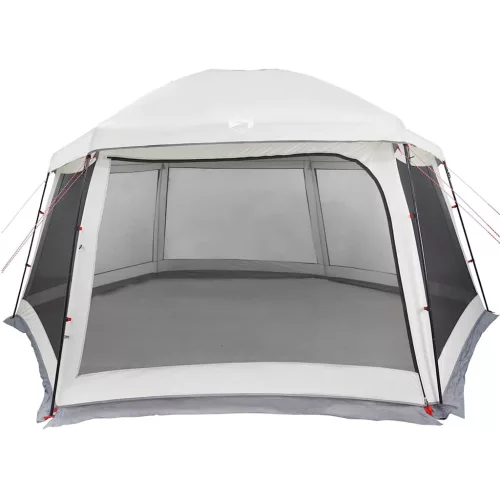  szürke medencesátor levehető léccel & hálós falak 512x458 cm