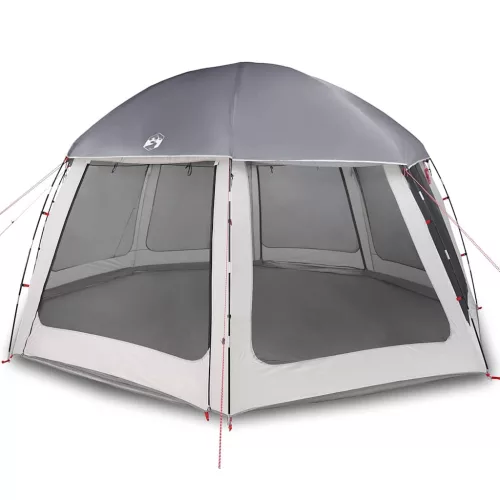  szürke medencesátor levehető léccel & hálós falak 510x510 cm