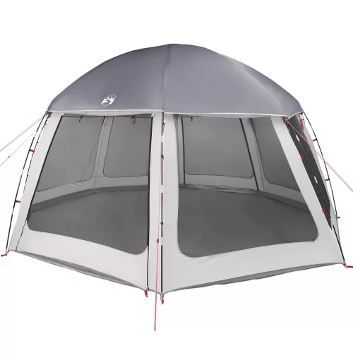  szürke medencesátor levehető léccel & hálós falak 510x510 cm