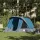  4 személyes kék vízálló kupolás kempingsátor