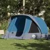  6 személyes kék vízálló családi sátor