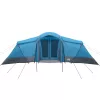  Családi sátor ablakkal, kupola, kék, 4 személyes, vízálló