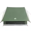  Kemping Sátor A-keretes 3-Fős Zöld Vízálló