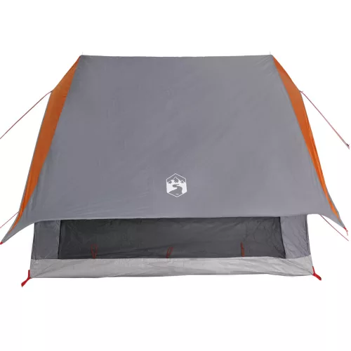  A-keretes kemping sátor 3 fős Szürke és Narancs Vízálló