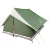  Családi Sátor A-keretes 7 Személyes Zöld Vízálló