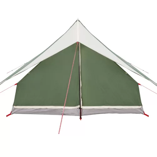  Családi Sátor A-keretes 7 Személyes Zöld Vízálló