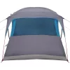  Családi sátor ablakkal, dóm kék, 10 fős vízálló